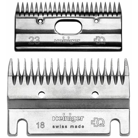 Jeu peignes Heiniger bovin tonte rapide 18/23 dents (1/2)