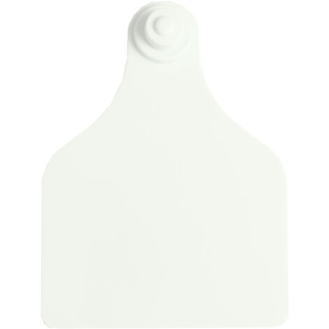 Boucles de marquage Ukal Flex super maxi+bouton nu blanc x20 (1/4)