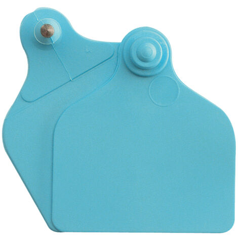 Boucles de marquage Ukal Flex maxi+maxi nue bleue x20 (1/3)