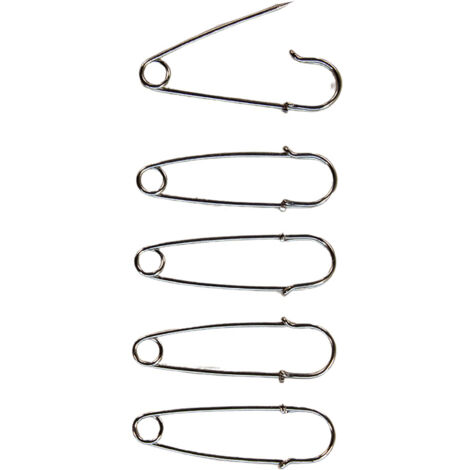 5 Épingles de bouclement sans oeillet pour ovin 8 cm (1/4)