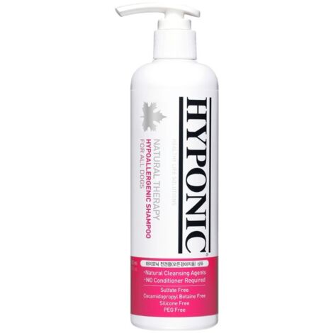 Shampoing tous types de chiens hypoallergénique 300 ml HYPONIC