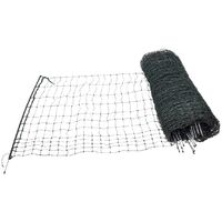 Horizont – Filet électrifiable pour volailles 1.20 x 50 m – 14 piquets simple pointe – Dimensions idéales pour clôturer petits animaux