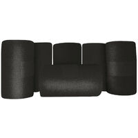 Bandes cohésives de contention couleur noir, lot de 18