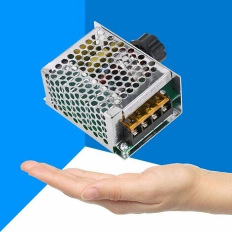 Dimmer Thermostat Controller AC 220V 4000W haute puissance électronique Régulateur de tension Gouverneur Vitesse plage de tension réglable de 10 V à 220 V
