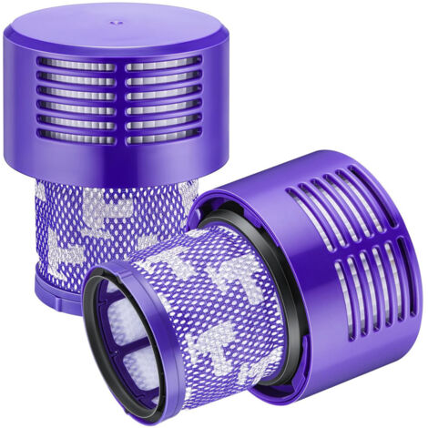 Toolive – Lot de 2 filtres de rechange pour aspirateur Dyson V10 – Efficacité 99,9 % – Compatible V10 Absolute, V10 Animal, V10 Motorhead - 969082-01
