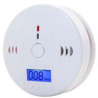 Détecteur de monoxyde de carbone avec affichage LED / capteur Électronique, Détecteur d'alarme de monoxyde de carbone,(rond)