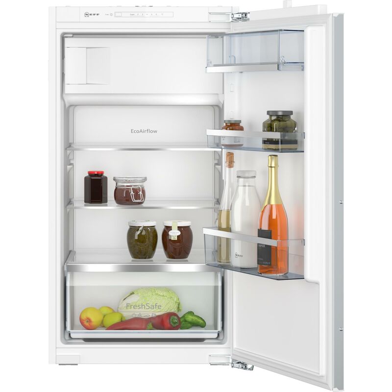 Kühl-Gefrierkombination 206 Liter silber, Kühlschrank, Gefrierfach,  Kühlkombi, Kühlschrank mit Gefrierfach, Gefrierschrank, Gefrierfach, 2in1  Kühlschrank