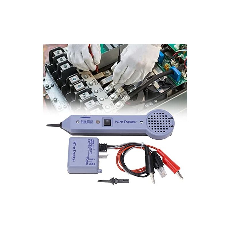 RUIZHI Kit générateur audio, détecteur de cable électrique,Testeur de  circuit traceur de fil 200EP de câble haute précision, amplificateur  d'inductance de recherche de ligne : : Bricolage