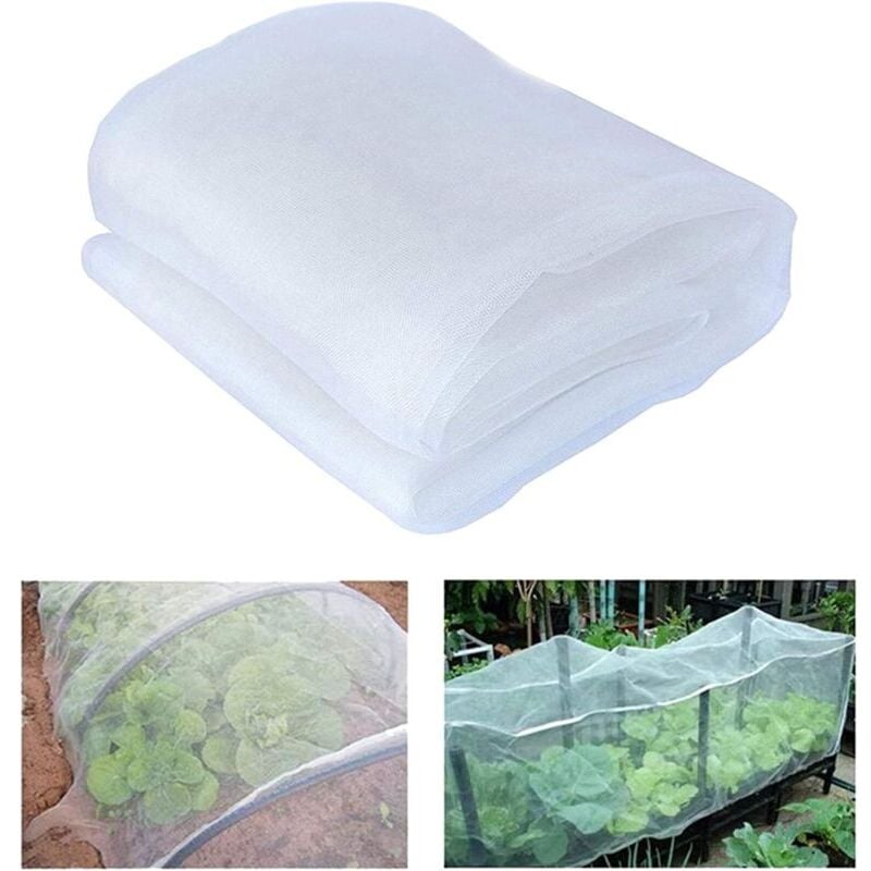 Filet Anti Insectes Potager 2.5x10m Filet Protection Insectes Jardin 60 Maille  Fine Protection Plantes pour