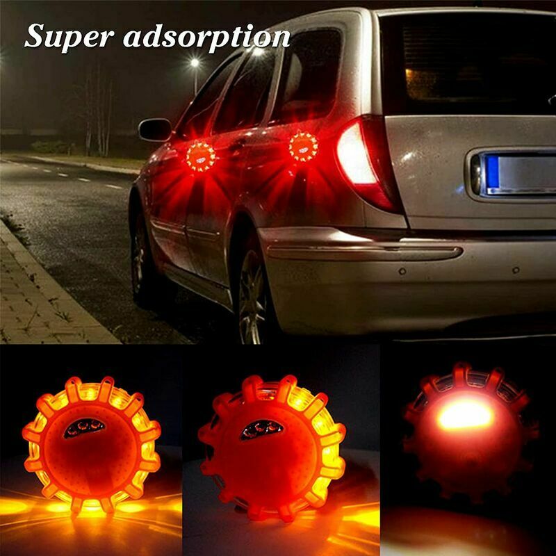 Gyrophare Led Orange Puissant,Lampe Stroboscopique Voiture