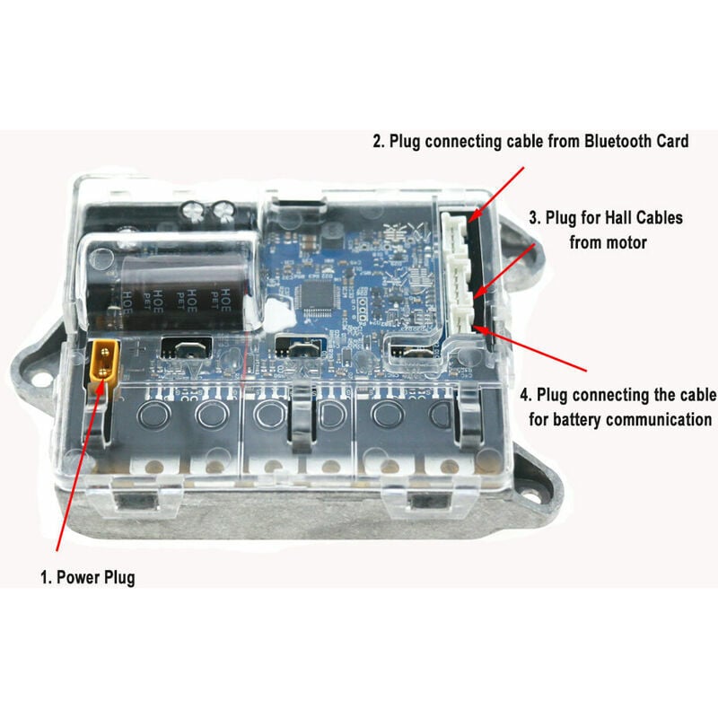 Contrôleur de carte de Circuit imprimé de contrôleur de planche à roulettes  d'accessoire de Scooter électrique pour la carte mère de carte mère de  Scooter électrique de M365 Pro