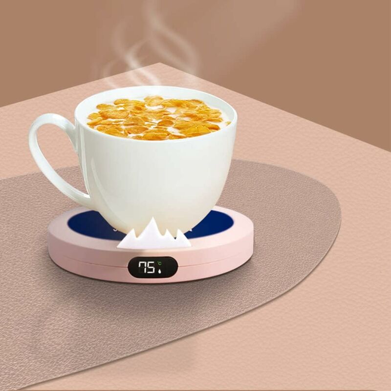 Tasse chauffante - Sous-verres chauffants - Tasse à Café - Set