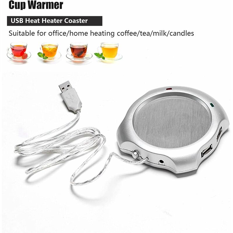 Chauffe-tasse USB - Sous-verre - Chauffe-tasse électrique - Plaque