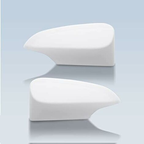 Motoforti Coques De Rétroviseurs Extérieurs Pour Toyota Yaris 2012-2019 - Paire Gauche/droite, Couleur Blanc - En Plastique ABS