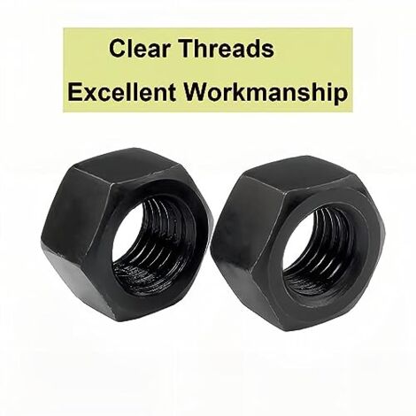 EMagTech Lot 20 Écrous U M6 Et M8 Noir - Fixation Panneaux Véhicules/Appareils
