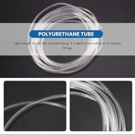 Polyur Thane Pu Pneumatique Tuyau Mm X Mm M Tre Clair Transparent Tubes Flexibles Pour