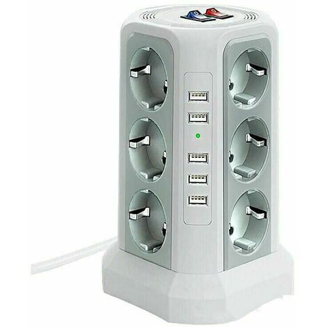 Multiprise multifonction sans fil Allocacoc PowerCube - 4 prises + 2 USB