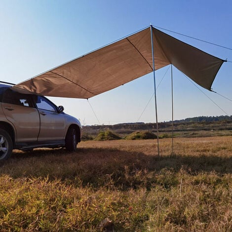 Tente de poteau en aluminium pour voiture, auvent latéral, camping