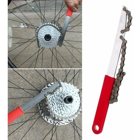 Kit d'outils de chaîne de vélo, clé de retrait de verrouillage de Rotor  fouet de