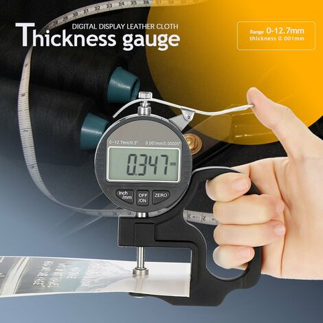 Jauge d'épaisseur numérique - SALALIS - Modèle LCD - Précision 0,01 mm - Plage 0-25,4 mm