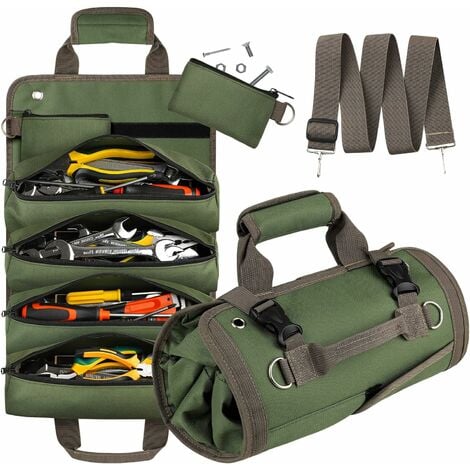 Pochette de rangement polyvalente pour électricien, petit sac à outils, sac  de rangement pour outils robustes