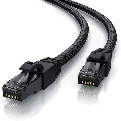 Câble LAN réseau Internet CAT5E 30 m (10000 Mbit / s) - Bleu