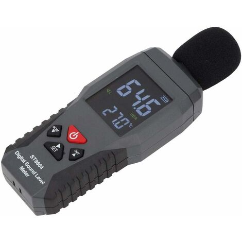Sonomètre portable, 30–130 dBA, testeur de niveau sonore numérique LCD 30–130 dBA, testeur de mesure du bruit Sonomètre portable, 30–130 dBA, testeur de niveau sonore numérique LCD 30–130 dBA, testeur de mesure du bruit