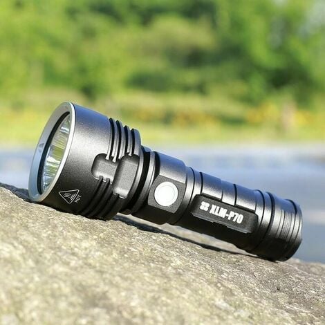 P90.2 zoom télescopique lampe de poche lumière forte bande d'éclairage LED  indice de puissance