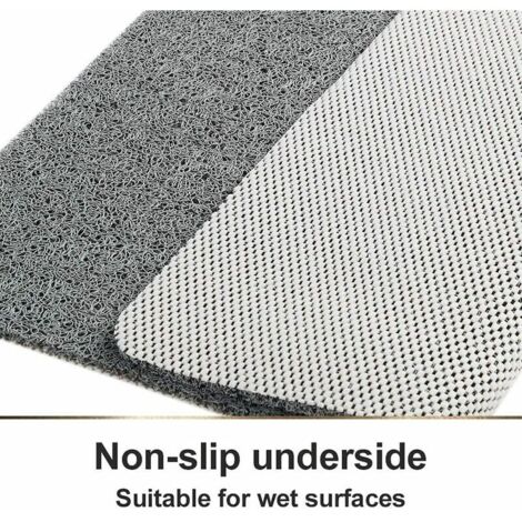 Tapis De Douche Antidérapant 50x80 Cm - PVC Loofah, Trous De Drainage, Séchage Rapide, Surface Massante