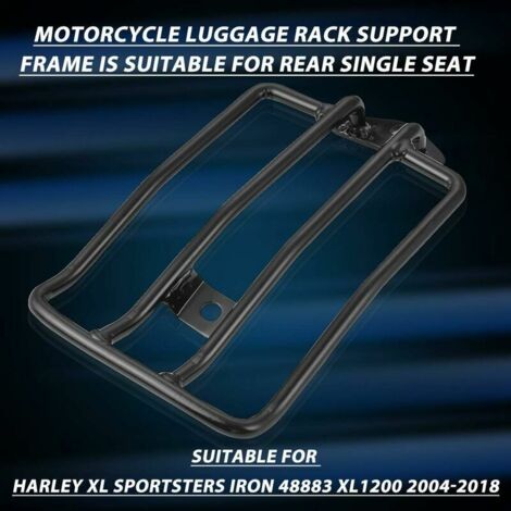 Porte-bagages de moto Porte-bagages Fit Solo Sièges arrière 180mm Fit  Harley Harley XL Sportster