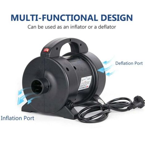 Pompe à Air électrique Birshe - Gonfleur/dégonfleur 2 En 1 Pour Lit Pneumatique, Piscine, Bouées (220V/12V, 3 Buses)