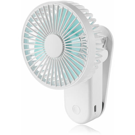 Mini Ventilateur Portable de Bureau Pince USB, avec Rechargeable Batterie  10000mAh, Sur Silencieux avec Lumière LED, 3 Vitessesc, 360° Rotation pour  Poussette, Voiture, Voyage, Bureau : : Cuisine et Maison