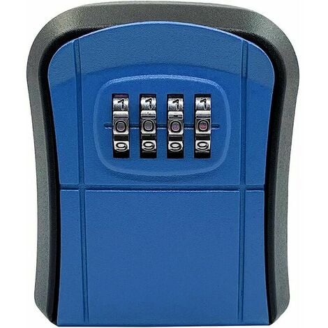 Mini coffre-fort à clés en alliage de zinc, boîte de rangement portable,  sac à dos
