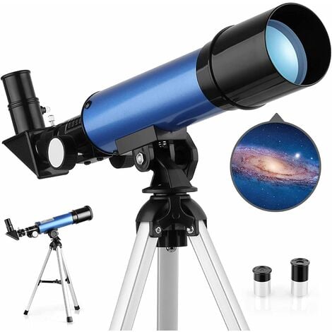 Télescope pour Enfants 50/360 mm Réfraction Astronomique avec 2