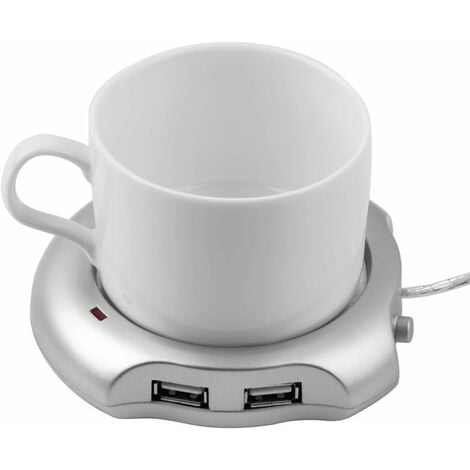 Chauffe-tasse à café, tasse à café chauffante par USB avec arrêt
