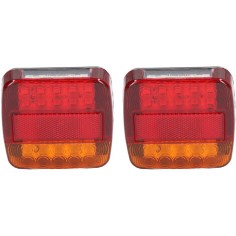 Gyrophare LED Orange Étanchéité IP67 - 9 Modes Flash Puissants - Aimant + Crochet - Universel Voiture, Camion, Dépannage, Camping