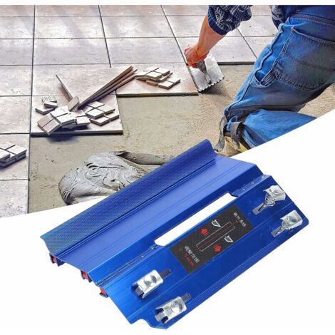 ADWOLT - Guide Coupe Carrelage 45° Pour Meuleuse Angle 115/125mm - Pour Coupes Précises Et Professionnelles