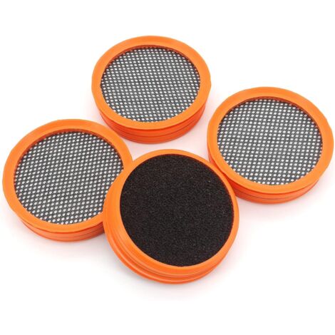 Lot de 4 filtres de rechange pour aspirateurs sans fil Philips SpeedPro et SpeedPro Aqua - Filtres compatibles FC8009/01 FC6721 FC6722 FC6723 FC6724 FC6725 FC6726 FC6727
