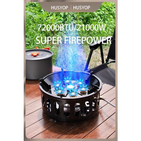 Brûleur de cuisinière pliable, Réchaud de camping extérieur léger