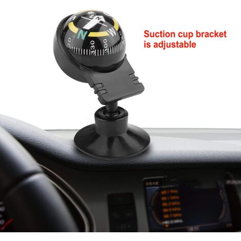 Boussole voiture haute précision pour randonnée hors route - Design compact 3x3x6cm - Utilisation facile - Accessoires voiture