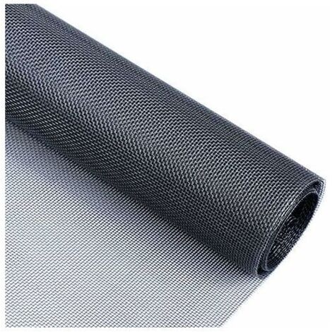 Vrgadonor Moustiquaire Multifonction Fibre De Verre 3x4m Gris - Invisible & Grande Largeur