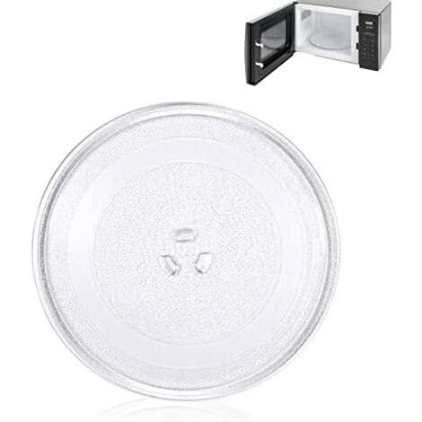 Plateau Tournant Micro-ondes Verre - 255 Mm - 3 Fixations Incluses