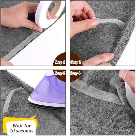 Bande Thermocollante Rideau OOTDAY Bande Thermocollante, Ourlet Thermocollante, 64m-20m Ruban Thermocollant Pour Ourlet Bande Thermocollante Ourlet