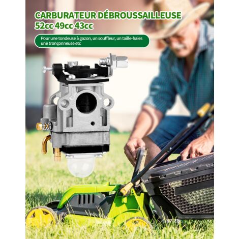 MCHNIC Kit Carburateur + Bougie + Pompe Amorçage + Joints + Tuyau – Compatible MTD OHV 751-10309 Tondeuse Moteur