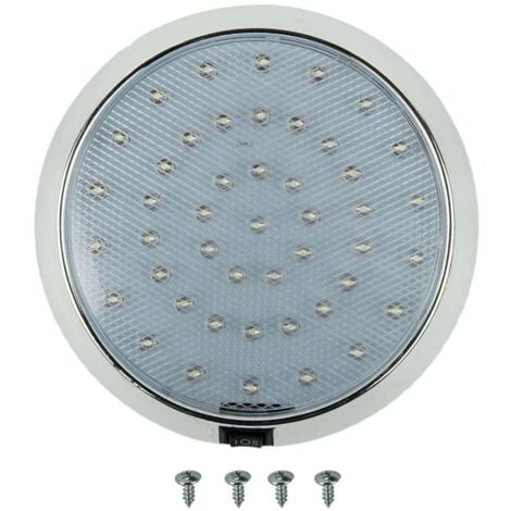 Éclairage intérieur de camping-car – 12 V 46 LED pour toit de voiture, caravane, caravane, bateau, véhicule marin