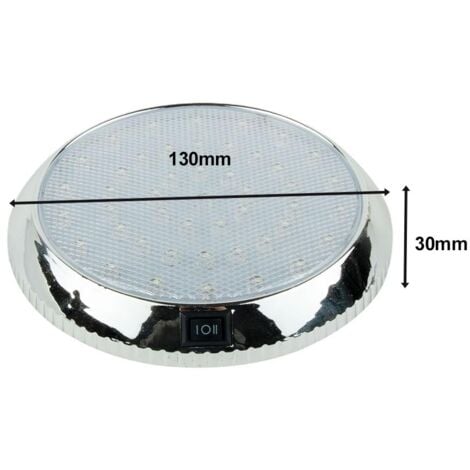 Éclairage intérieur de camping-car – 12 V 46 LED pour toit de voiture, caravane, caravane, bateau, véhicule marin
