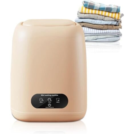 Mini Machine à Laver Pliable, Portable, Petite Machine à Laver Mobile, avec Sèche-Linge, pour Camping, Voyage, Voiture de Tourisme et Dortoir, 9 l, 1,35 kg, pour Chaussettes, Sous-Vêtements et
