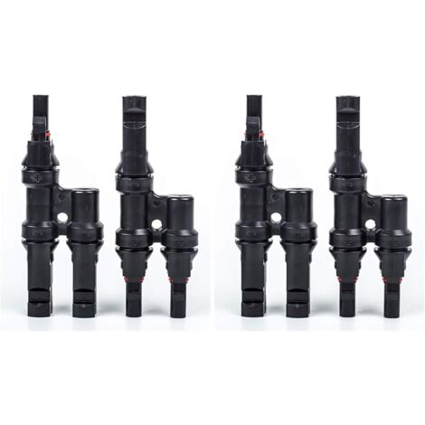 Dongge Lot De 2 Paires De Panneaux Solaires En Y - Répartiteurs à