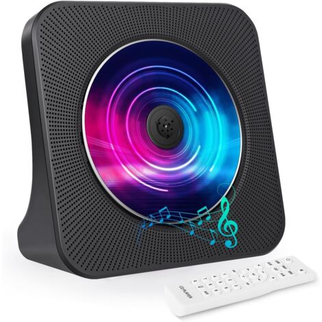 Lecteur CD Bluetooth Maite - Avec Haut-parleurs, Radio, Minuterie, Port USB/AUX