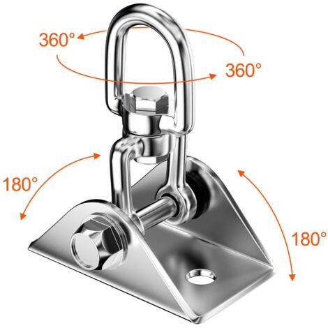 Hamac Crochet Balançoire Boucle Fixe Hamac En Acier Inoxydable Pour